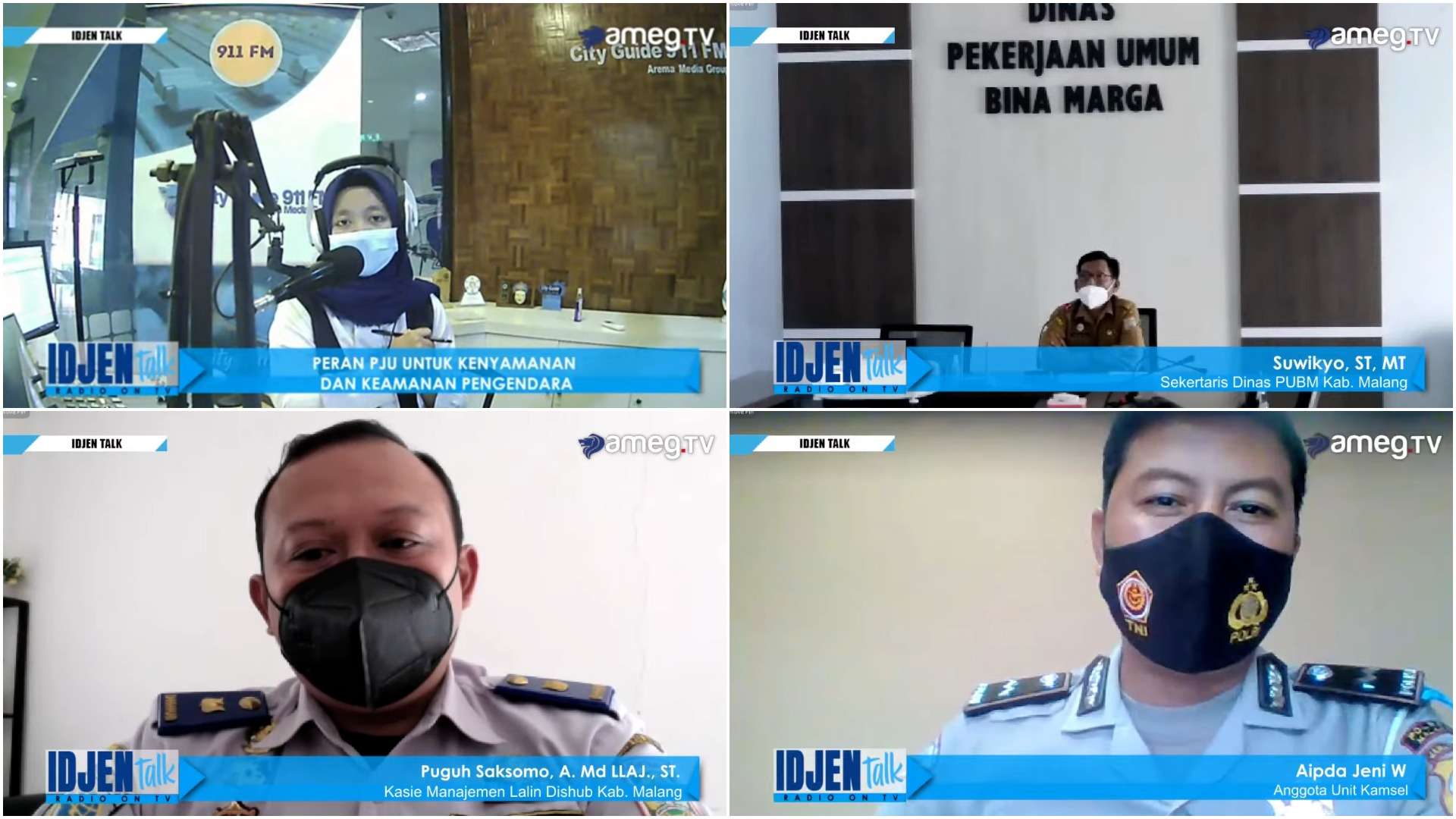 Talk Show Interaktif Peran PJU untuk Kenyamanan dan Keamanan Pengendara